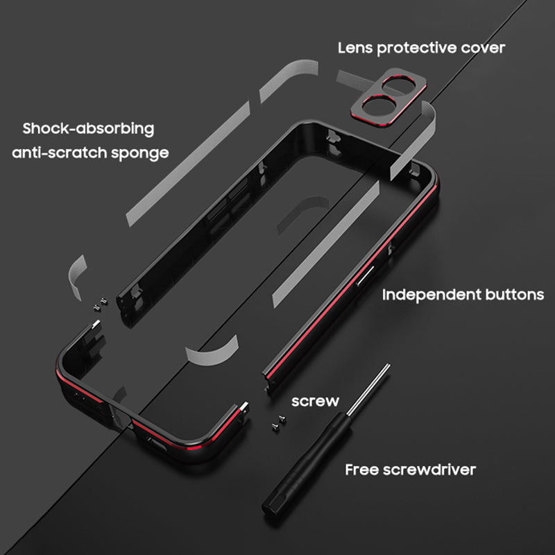 Sleek Metal Frame Phone Case from the Nothing Series