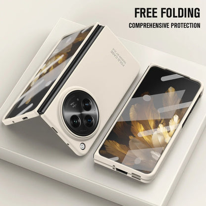 Original Hinge Case for Oppo Find N3 – Liquid Silicone Matte Armor with 360° Full Protection