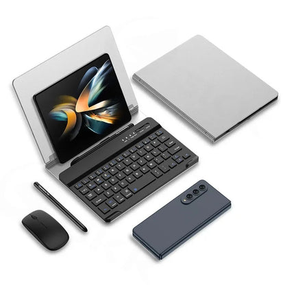 KeyMag® - Bluetooth Magnetic Keyboard with Metal Bracket for Foldable Phones