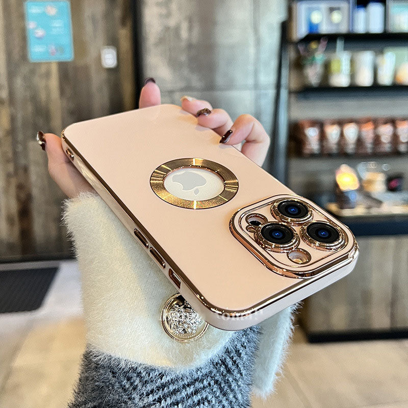 Sleek Electroplated iPhone Case with Enhanced Camera Lens Protection Film