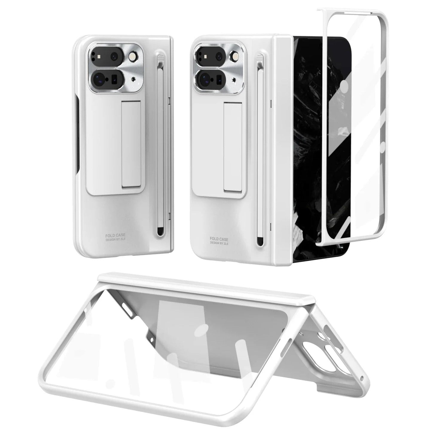 Elegant 360° Folding Case for Google Pixel 9 Pro - Ultimate Luxury Protection